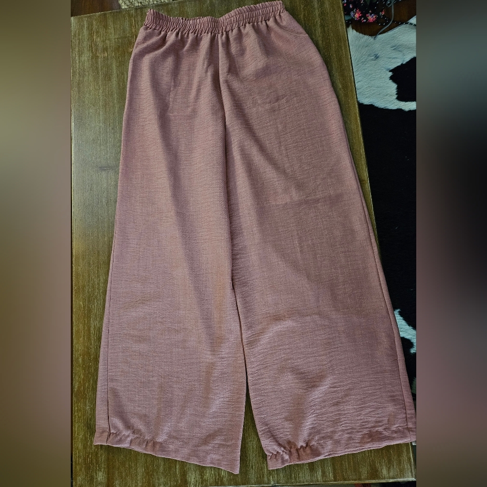 2/$10 ★ Dusty Pink Wide Leg Palazzo Pants Womens Wide Leg Pants - Flowy Pants